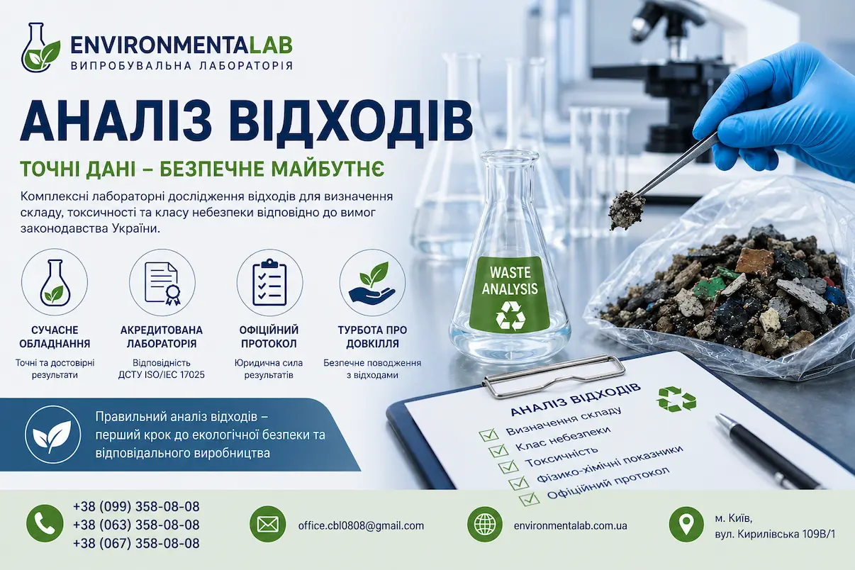 Лабораторний аналіз відходів