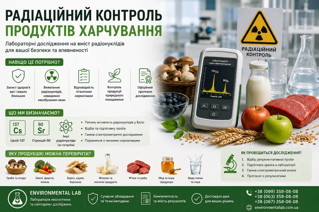 Радіаційний контроль продуктів харчування